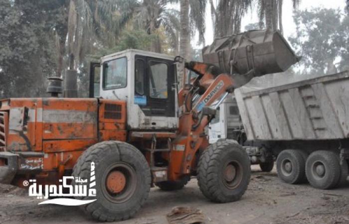حي غرب....رفع 96 طن مخلفات وقمامة من شوارع الحي