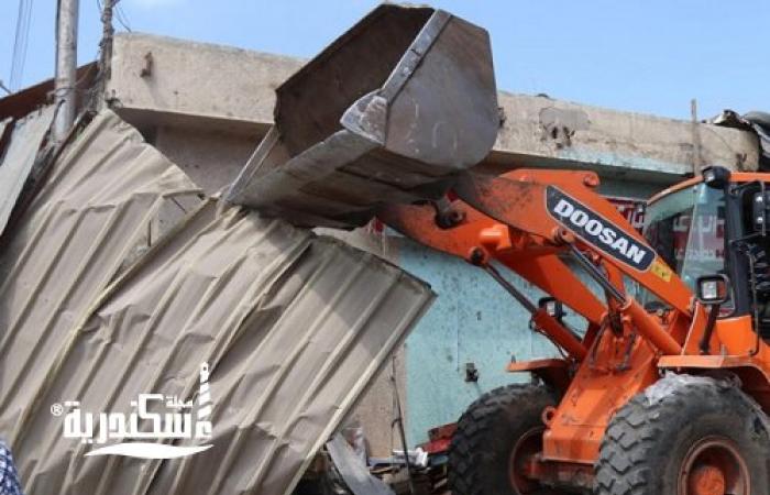 حي شرق....ضبط 69 حالة إشغال في حملة بشوارع الحي