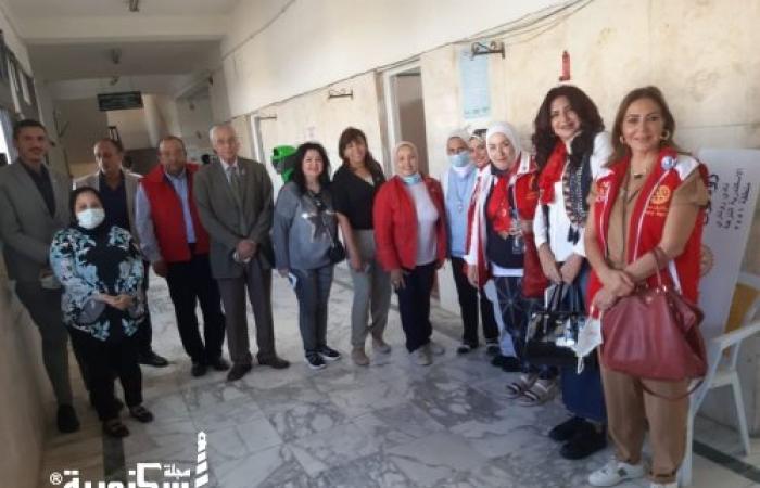 مشروع للتشجير و تركيب قطع موفرة للمياه فى كلاستر لجنة البيئة بطب أسنان اسكندرية