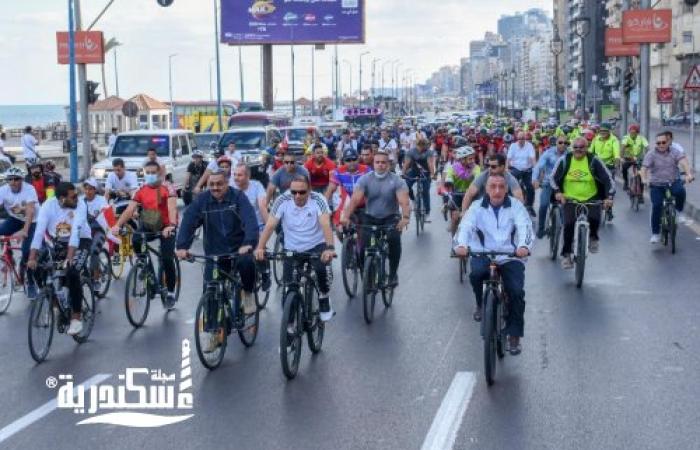 ماراثون رياضي على كورنيش الإسكندرية احتفالًا بذكرى أكتوبر بحضور المحافظ