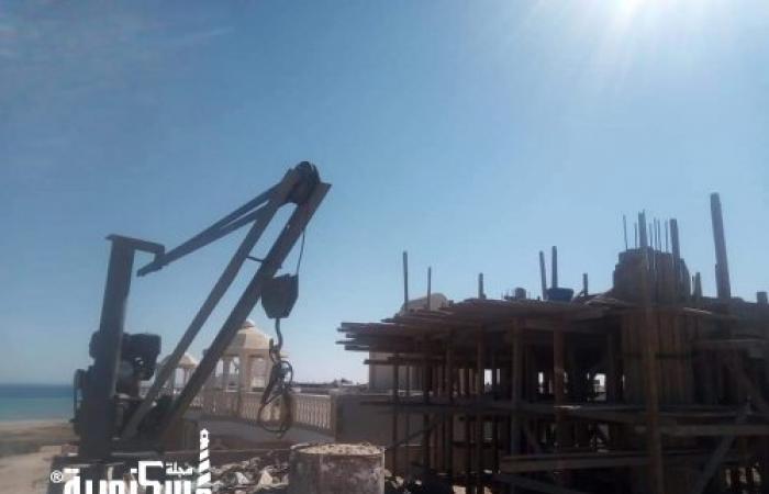 إيقاف أعمال بناء مخالف بعقار بالعامرية غرب الإسكندرية