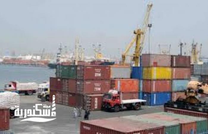 انتظام حركة الملاحة بميناء الإسكندرية وبلوغ حجم البضائع المتداولة ١٩٢٢٦٤ طن