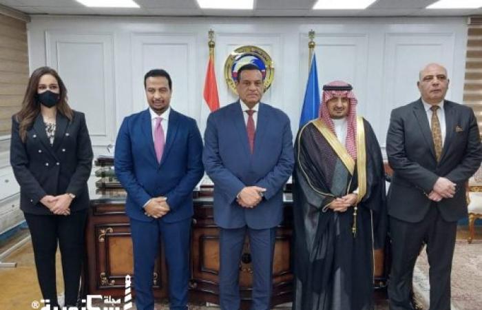 القنصل العام للمملكة العربية السعودية يزور محافظ البحيرة