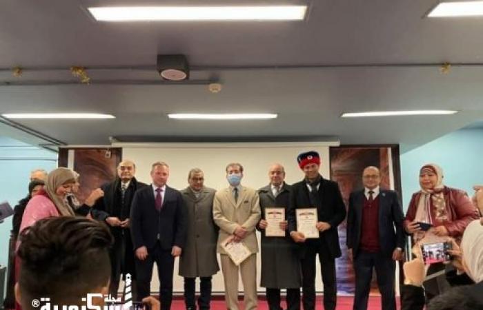 مدير البيت الروسي بالإسكندرية يفتتح  معرض صور عن الأديب الروسي دوستويفسكي بمدينة طنطا