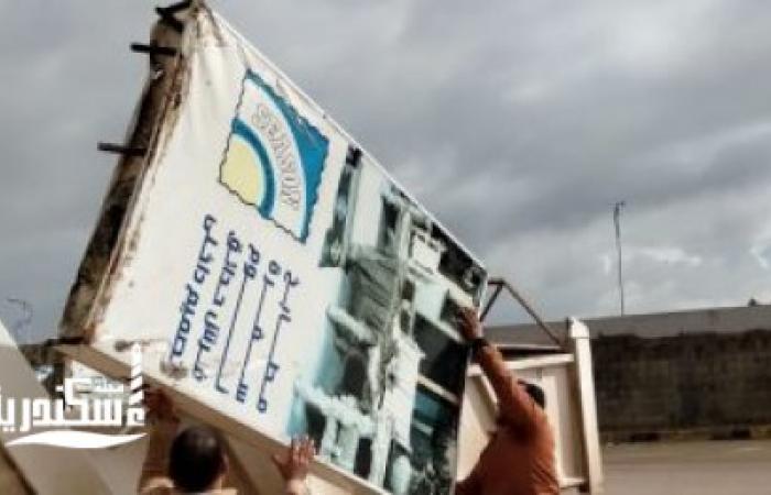 إزالة 3862 إعلانا مخالفا وتحرير 3048 محضرا فى حملات مكبرة بالإسكندرية