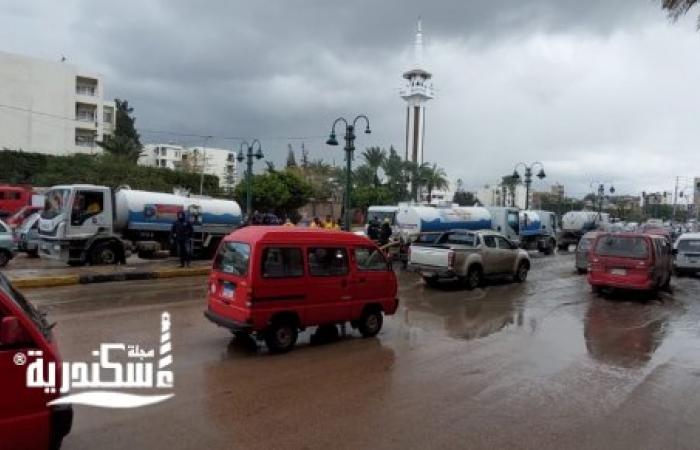 شركة الصرف الصحي الإسكندرية... تعاملنا مع تراكمات المياه بسرعة