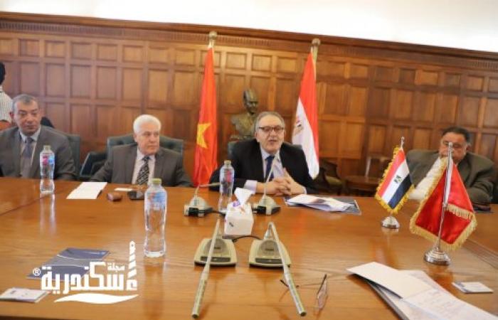 "تجارية الإسكندرية" تستقبل وفدًا فيتناميًا لبحث التعاون