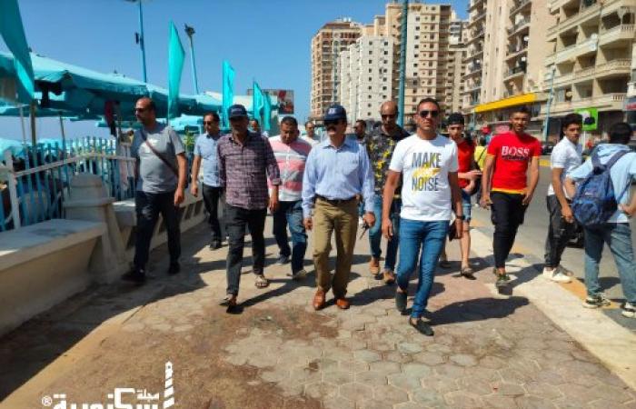 محافظ الإسكندرية يأمر بتوقيع أقصى عقوبة مالية على 7 شواطئ مخالفة