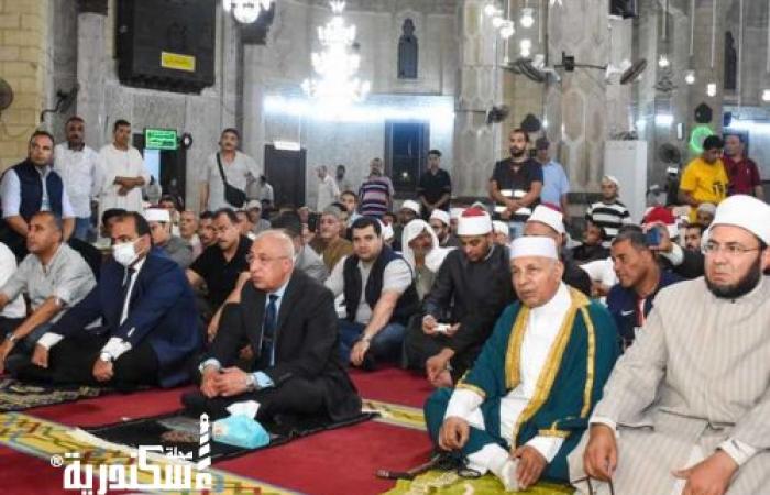 محافظ الإسكندرية يشهد احتفال الأوقاف بالعام الهجري الجديد في المرسي أبو العباس