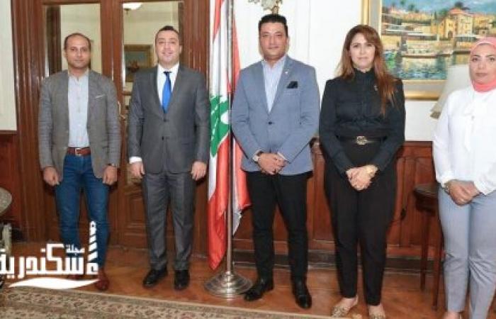 "بطيشة" و "عانوتي" يبحثان سبل التعاون بين روتاري غرب وقنصلية لبنان بالاسكندرية