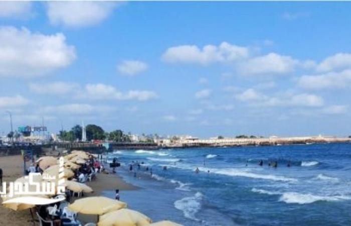 السياحة و المصايف بالإسكندرية.....رفع الرايات الخضراء والصفراء بالشواطئ