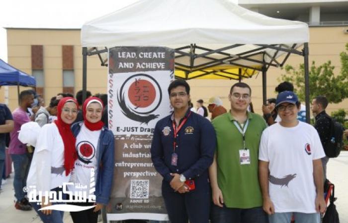 خلال اليوم التعريفى الثانى :  زيارة الطلاب الجدد  لمعامل الجامعة اليابانية والتعرف على البرامج الدراسية