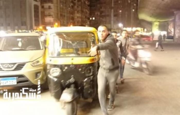 ضبط 26 توكتوك و6 تروسيكلات في المنتزة بالإسكندرية
