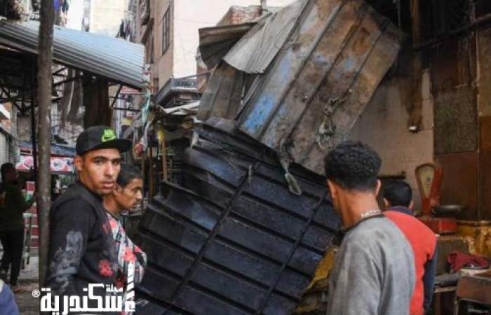 حملات مكبرة لإزالة الإشغالات والتعديات في أحياء الإسكندرية