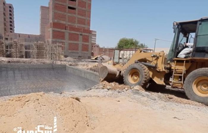 التصدي لبناء مخالف بالظهير الريفي للمنتزه