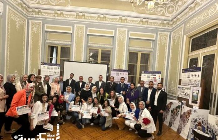 إفتتاح معرض لمشاريع تخرج طلبة قسم الجرافيك بكلية الفنون و التصميم بالبيت الروسي بالإسكندرية
