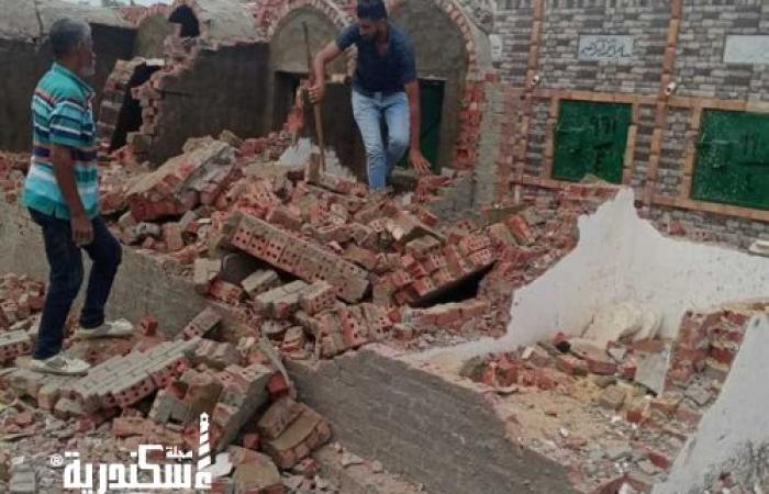 حي شرق.....إزالة 9 مقابر مخالفة بمنطقة خورشيد