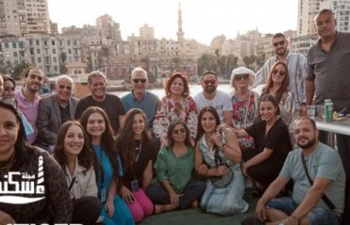 بالصور .. نجوم "الإسكندرية السينمائي"  في رحلة بحرية علي ضفاف المتوسط