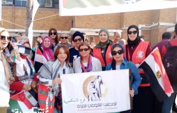 القومي للمرأة بالاسكندرية يدين الاعتداء الإسرائيلي الغاشم على غزة