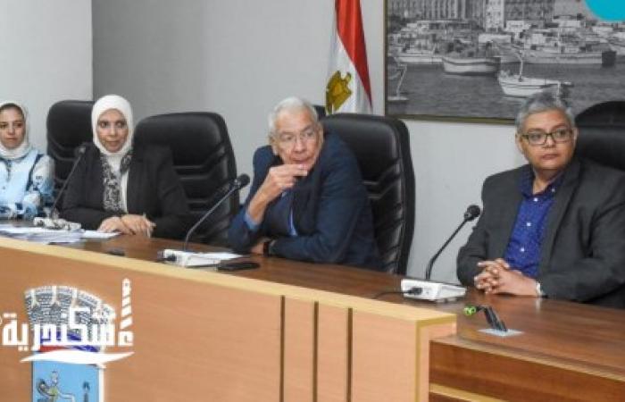 محافظ الإسكندرية يتابع أعمال لجنة تحكيم مسابقة "الإسكندرية تتألق بميادينها"