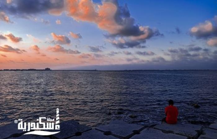 كورنيش الإسكندرية بألوان الرائعة عدسة : محمد سعيد