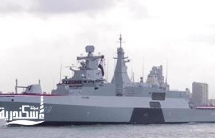 وصول الفرقاطة الثالثة سجم القدير 909 من طراز MEKO A-200 إلي قاعدة الإسكندرية البحرية