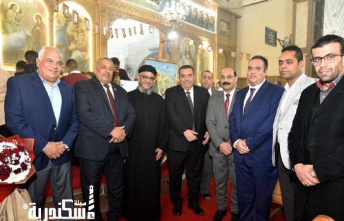 أعضاء أمانة باب شرقي بمستقبل وطن يقدمون التهنئة للأخوة المسحيين بمناسبة عيد الميلاد المجيد