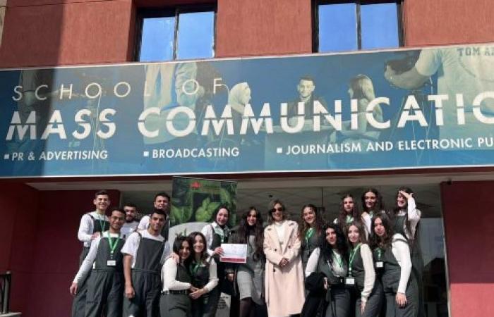 (مشروع طلاب العلاقات العامة والإعلام في الكليه الكندية الدولية) مشروعنا البيئي تحت عنوان "نواة"