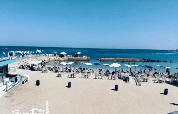 في ثالث أيام عيد الفطر المبارك....السياحة والمصايف بالإسكندرية.....الشواطئ مستقرة مع رفع الراية الخضراء والصفراء
