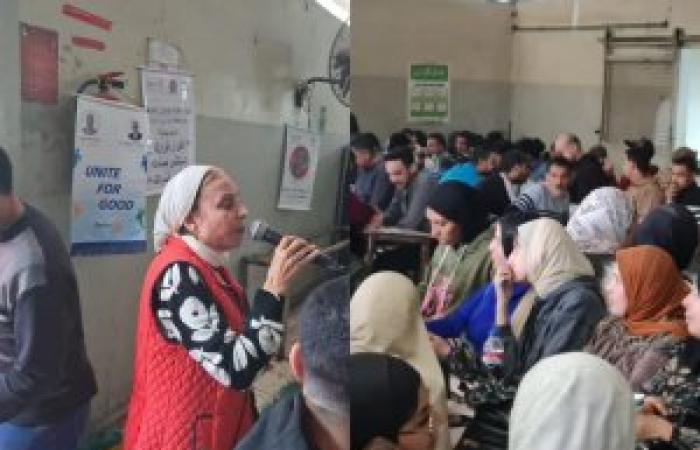 لجنة مكافحة الإدمان بالمنطقة الروتارية تستمر بجولاتها بمصانع مصر للتوعية عن مخاطر التدخين