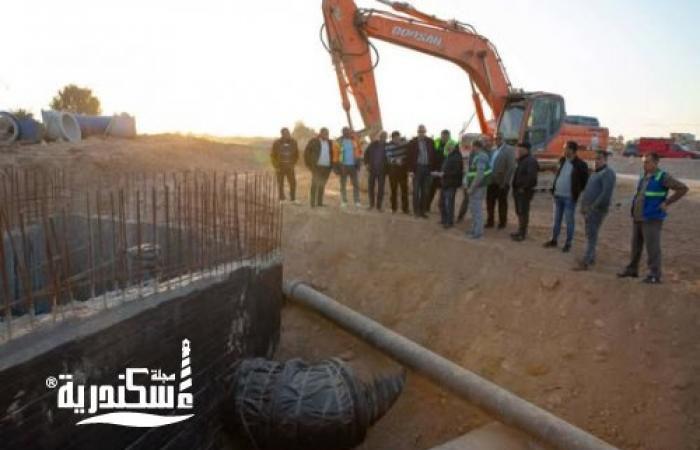 رئيس مياه الإسكندرية يتابع المشروعات القومية ويدعم تطوير البنية التحتية بمناطق غرب