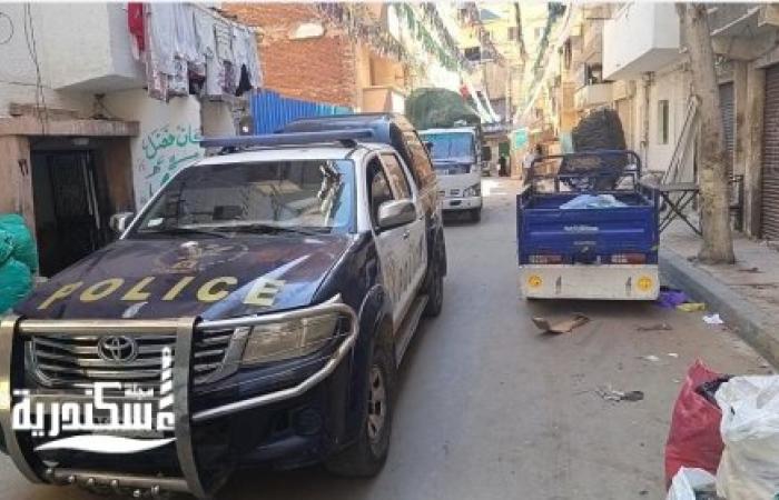 حملة على النباشين بدربالة بالإسكندرية