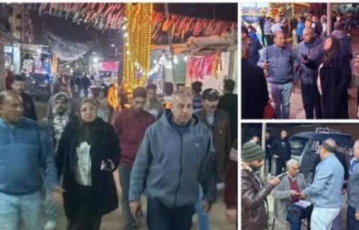 رئيس حي العامرية أول تواصل حملات إزالة الإشغالات والتعديات علي حرم الطريق بنطاق الحي