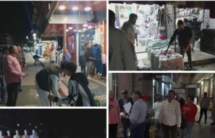 حي عامرية أول....مواصلة الحملات المسائية لمتابعة الإلتزام بتطبيق مواعيد الغلق الجديدة للمحال العامة بنطاق الحي