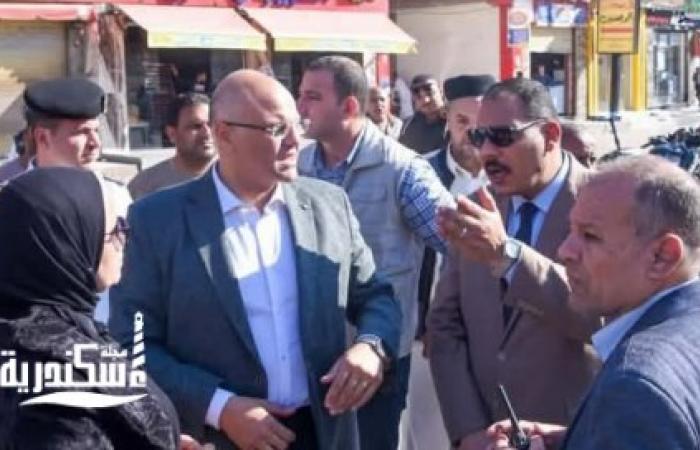 محافظ الإسكندرية يتابع ميدانياً أعمال توسعة "الكيلو ٢١" بالعجمي لإزالة معوقات الحركة قبل موسم الصيف