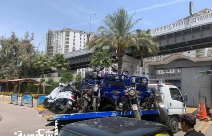 مرور الإسكندرية يشن حملات مكبرة لضبط الشارع والمخالفات المرورية بالميادين
