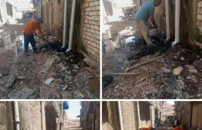 تطوير شامل للصرف الصحي والنظافة خلف "مساكن باتا" بحي العامرية أول