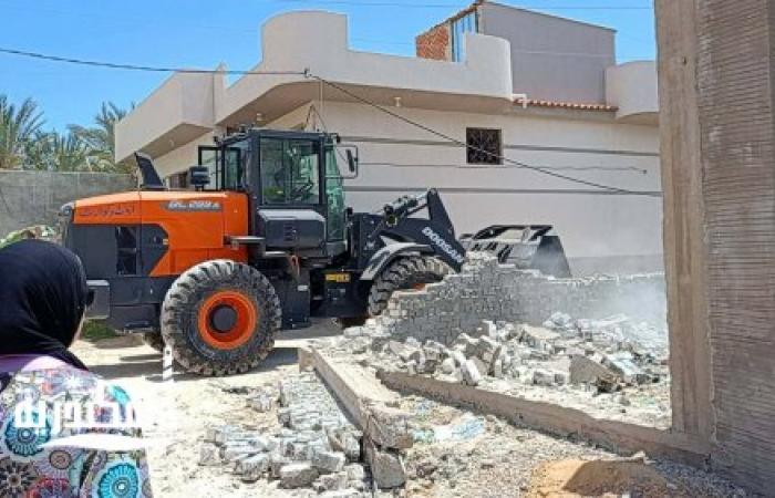 جولة ميدانية لـ "رئيس حي العجمي" تسفر عن إزالة سور مخالف وصيانة كشافات الإنارة بـ "الكيلو 21"
