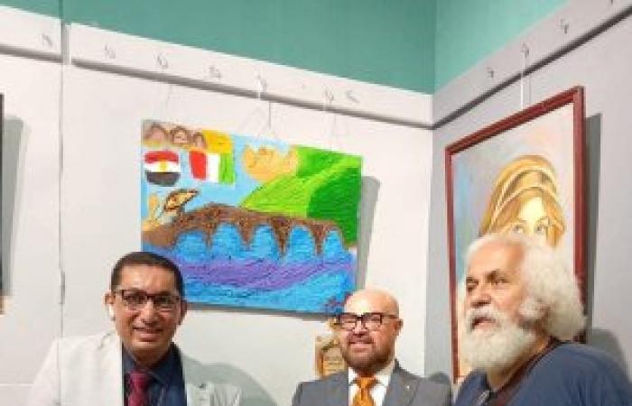 قنصل إيطاليا بالإسكندرية: الفن يمثل لغة إنسانية عالمية