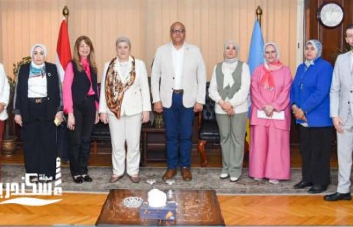 محافظ الإسكندرية يبحث مع رئيسة "القومي للطفولة" سبل تعزيز منظومة حماية الطفل ودعم مبادرات المجلس