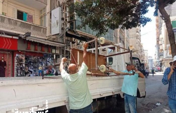 حملة مكبرة لـ "حي وسط" تضبط 105 حالات إشغال وتفرض الانضباط في 5 شوارع رئيسية