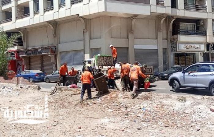خليك إيجابي ونهضة مصر يواصلان حملات تنظيف شريط الترام من جليم إلى بوكلي
