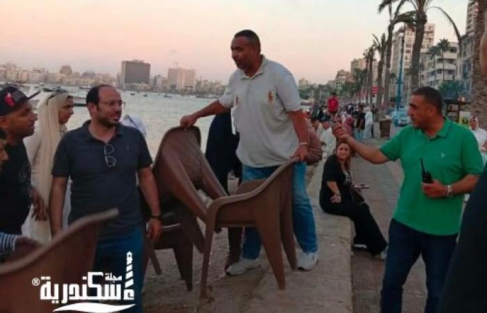 إزالة 87 حالة إشغال في حملة مسائية مكبرة بحي الجمرك بالإسكندرية