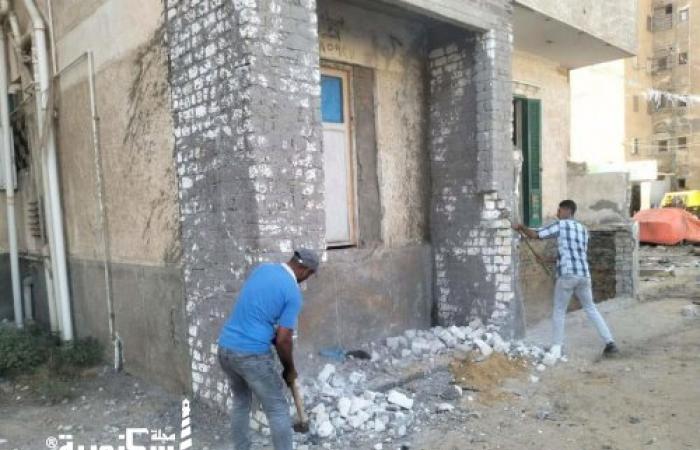 إحباط تحويل شقق سكنية لمحلات تجارية ورفع إشغالات شوارع العامرية أول