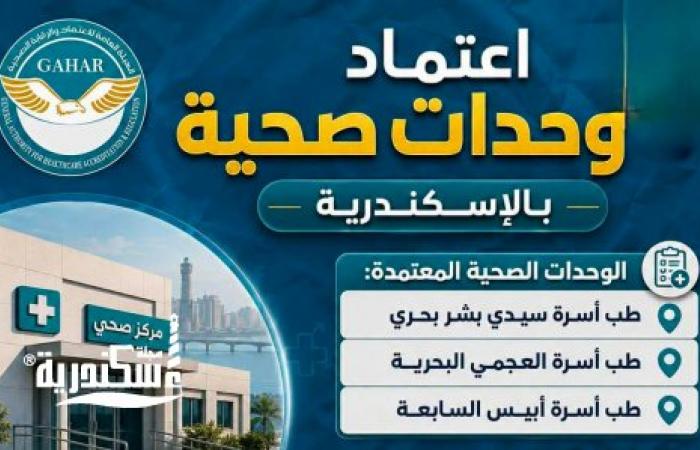 بإجمالي 13 منشأة.. اعتماد 3 وحدات طب أسرة جديدة بجودة الرعاية الصحية في الإسكندرية