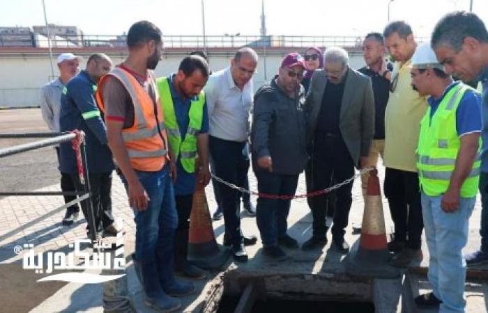 رئيس "صرف صحي الإسكندرية" يتفقد محطة معالجة الهانوفيل: متابعة ميدانية لضمان استدامة الخدمة