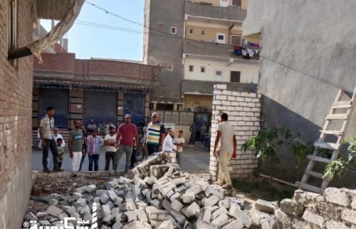 حملة مكبرة لحي العامرية أول تسفر عن إزالة تعديات بالبناء والتحفظ على أدوات ومواد مخالفة