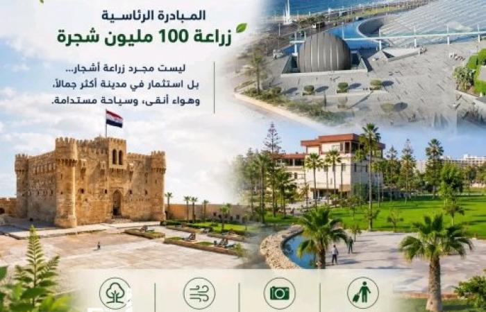 الإسكندرية تتألق خضرةً: هيئة تنشيط السياحة تدعم المبادرة الرئاسية لزراعة 100 مليون شجرة لتعزيز الوجه الحضاري للمدينة