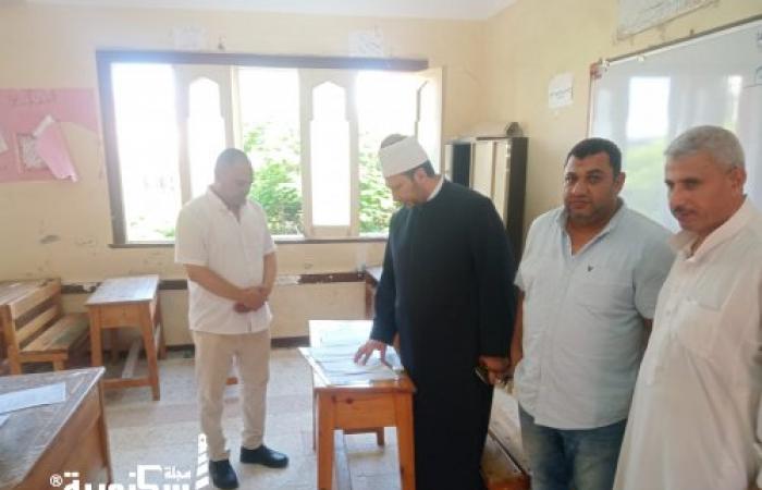 رئيس منطقة الإسكندرية الأزهرية يتفقد لجان امتحانات الدور الثاني للشهادتين الإبتدائية والإعدادية والقراءات