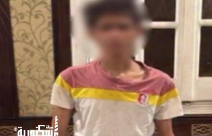 ضبط عاطل ظهر في فيديو يتعاطى المخدرات بمدخل عقار في العصافرة بالإسكندرية